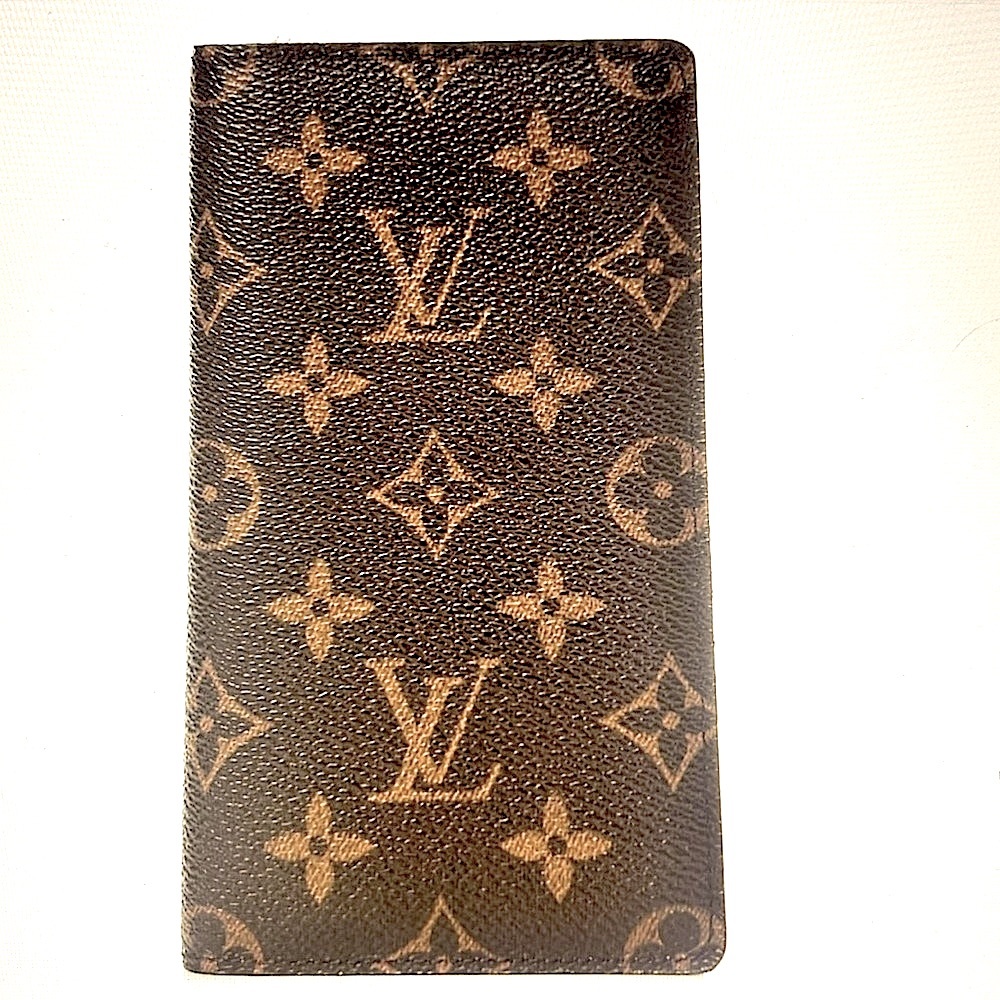 Authentic Louis Vuitton Monogtam Checkbook  Holder Wallet